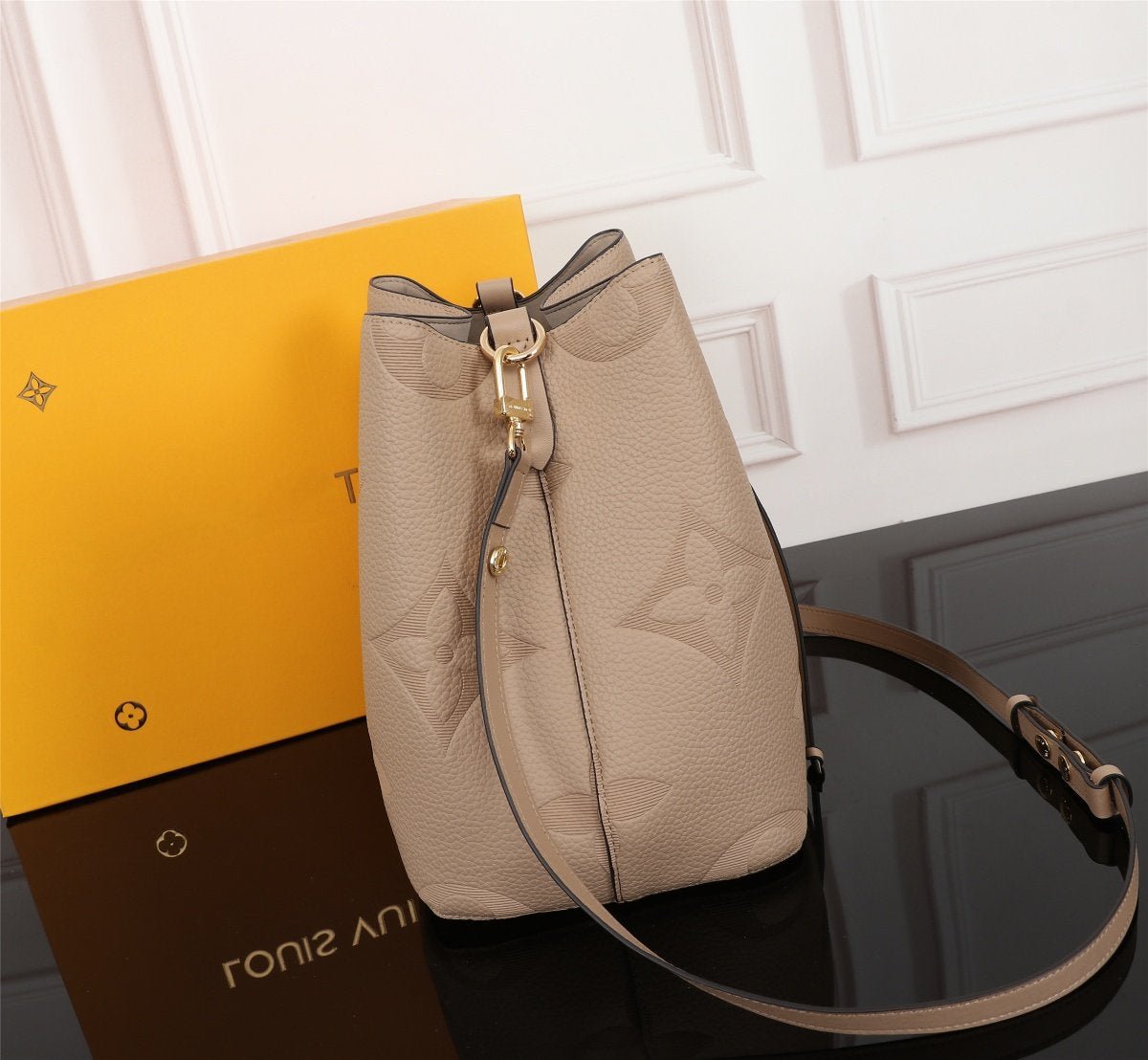 CRAFTY N¨¦ONO¨¦ BANDOULIERE MM 26CM LIGHT BEIGE