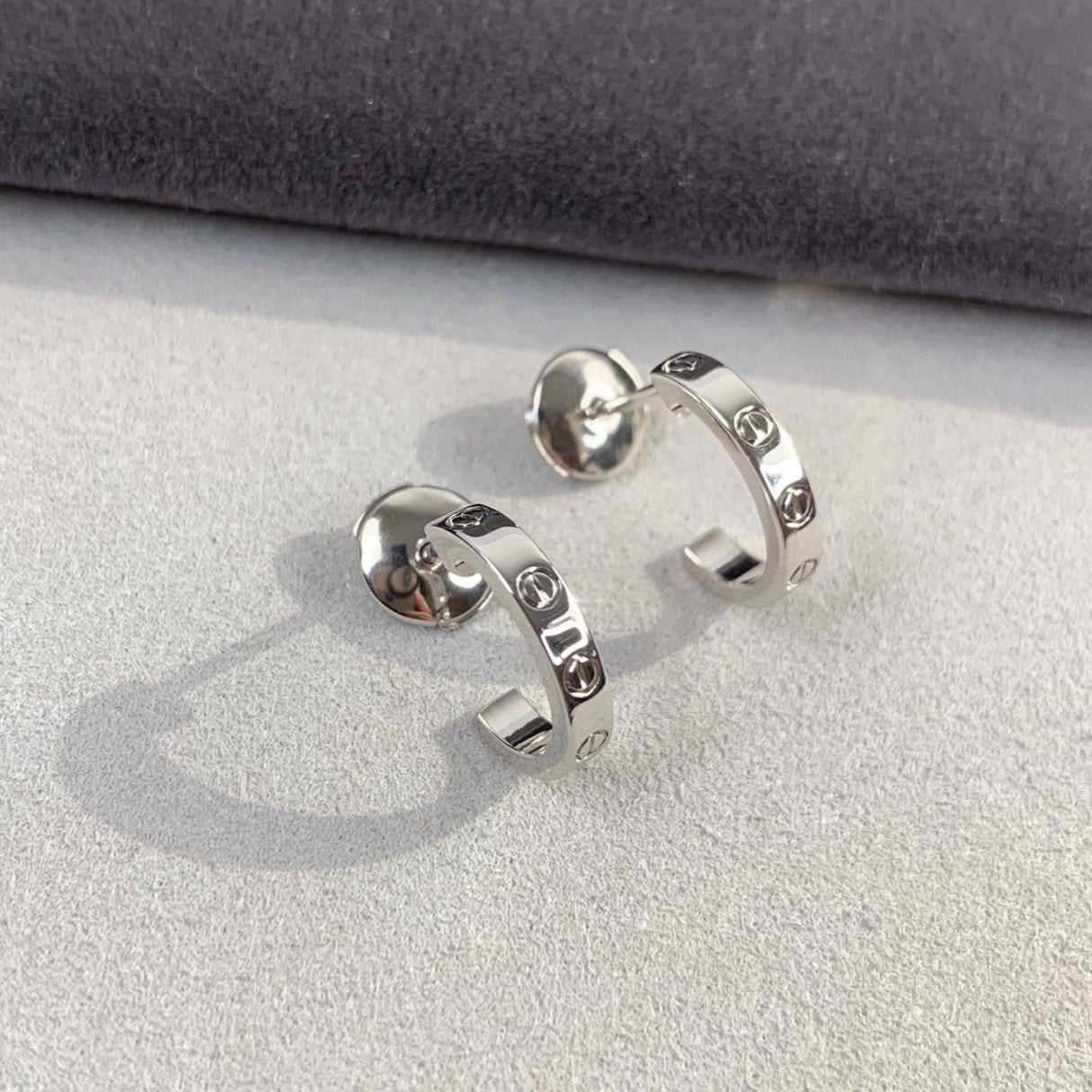 DIANA LOVE EARRINGS 2.65MM SILVER