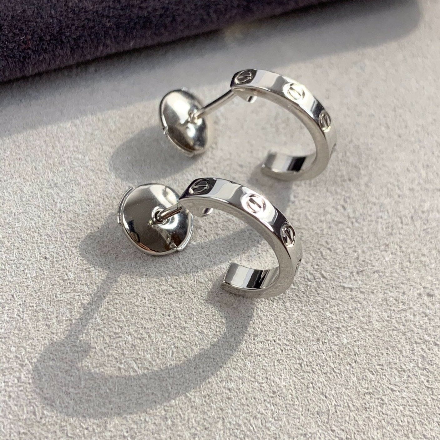 DIANA LOVE EARRINGS 2.65MM SILVER
