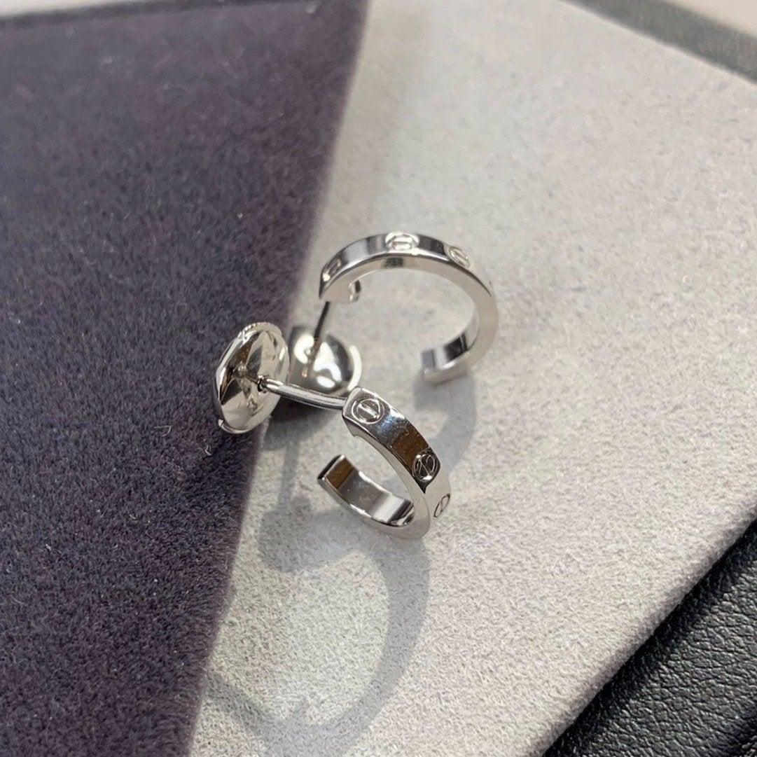 DIANA LOVE EARRINGS 2.65MM SILVER