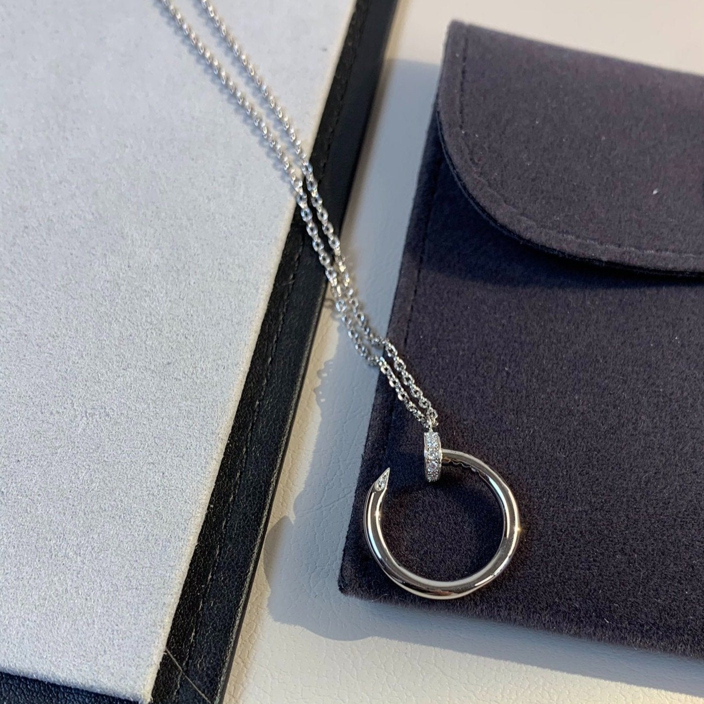 DIANA JUSTE NECKLACE SILVER