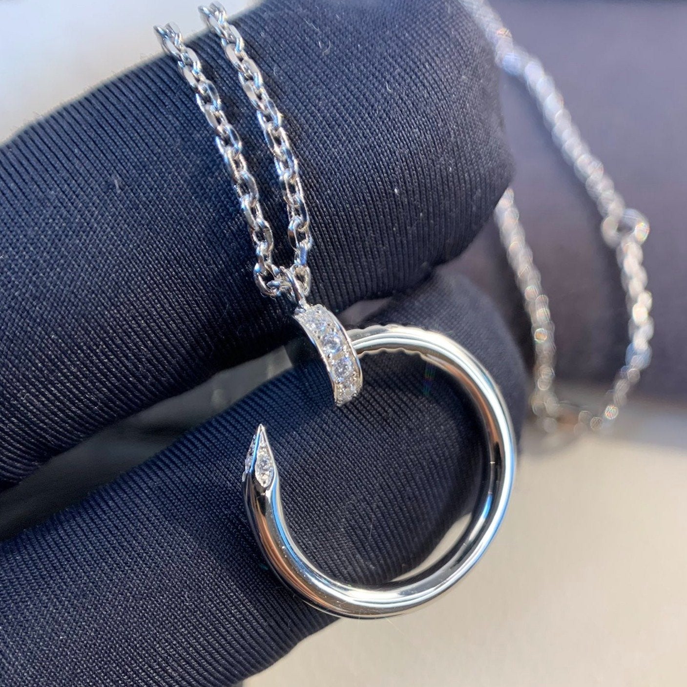 DIANA JUSTE NECKLACE SILVER