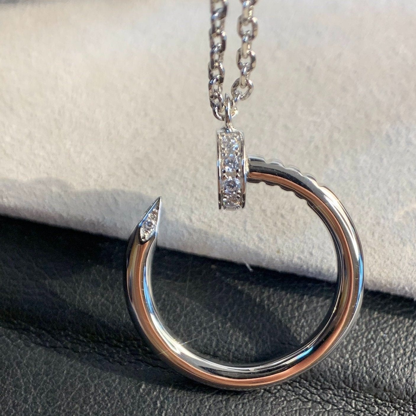 DIANA JUSTE NECKLACE SILVER