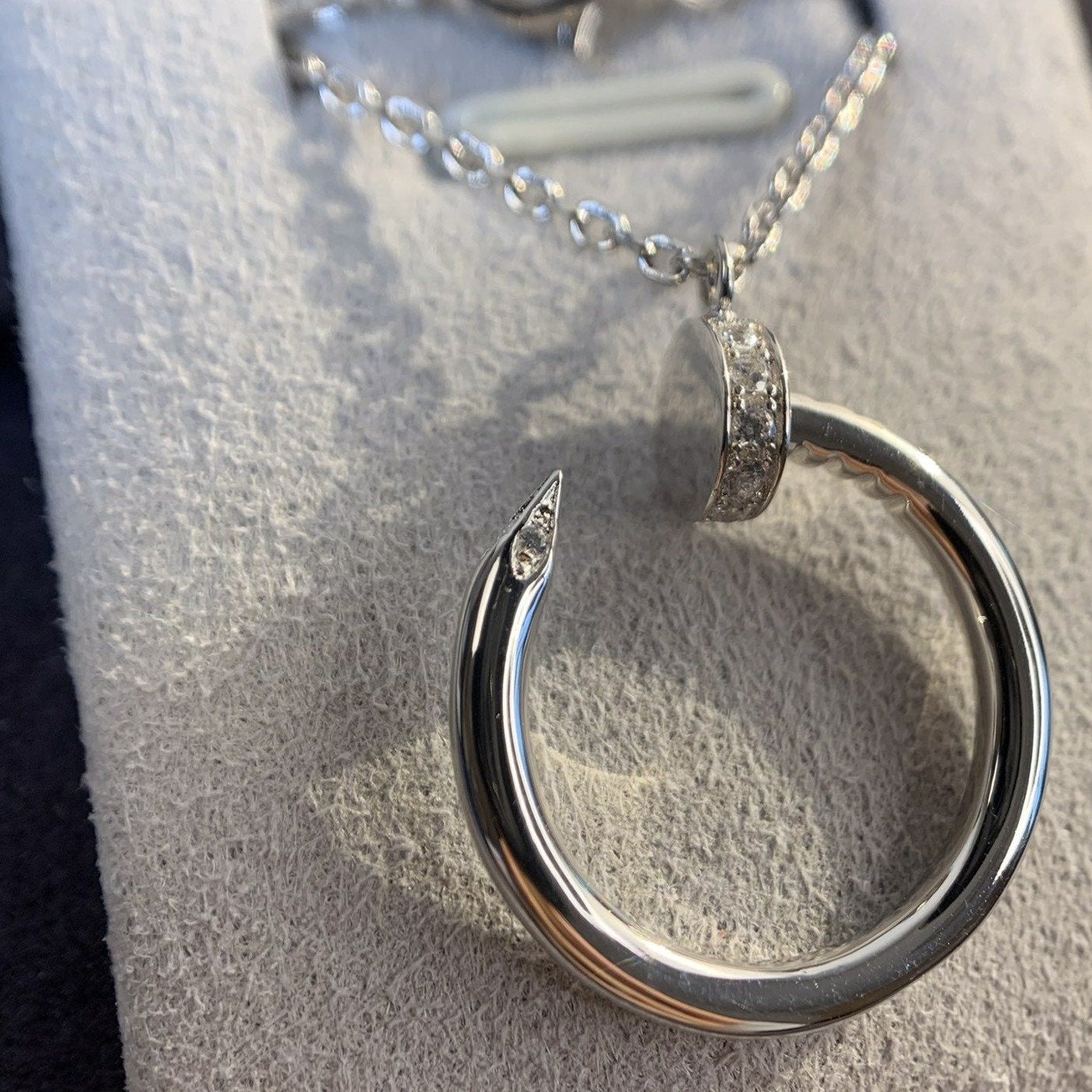 DIANA JUSTE NECKLACE SILVER