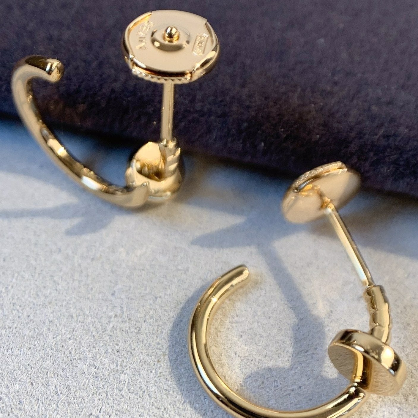 DIANA JUSTE EARRINGS PINK GOLD