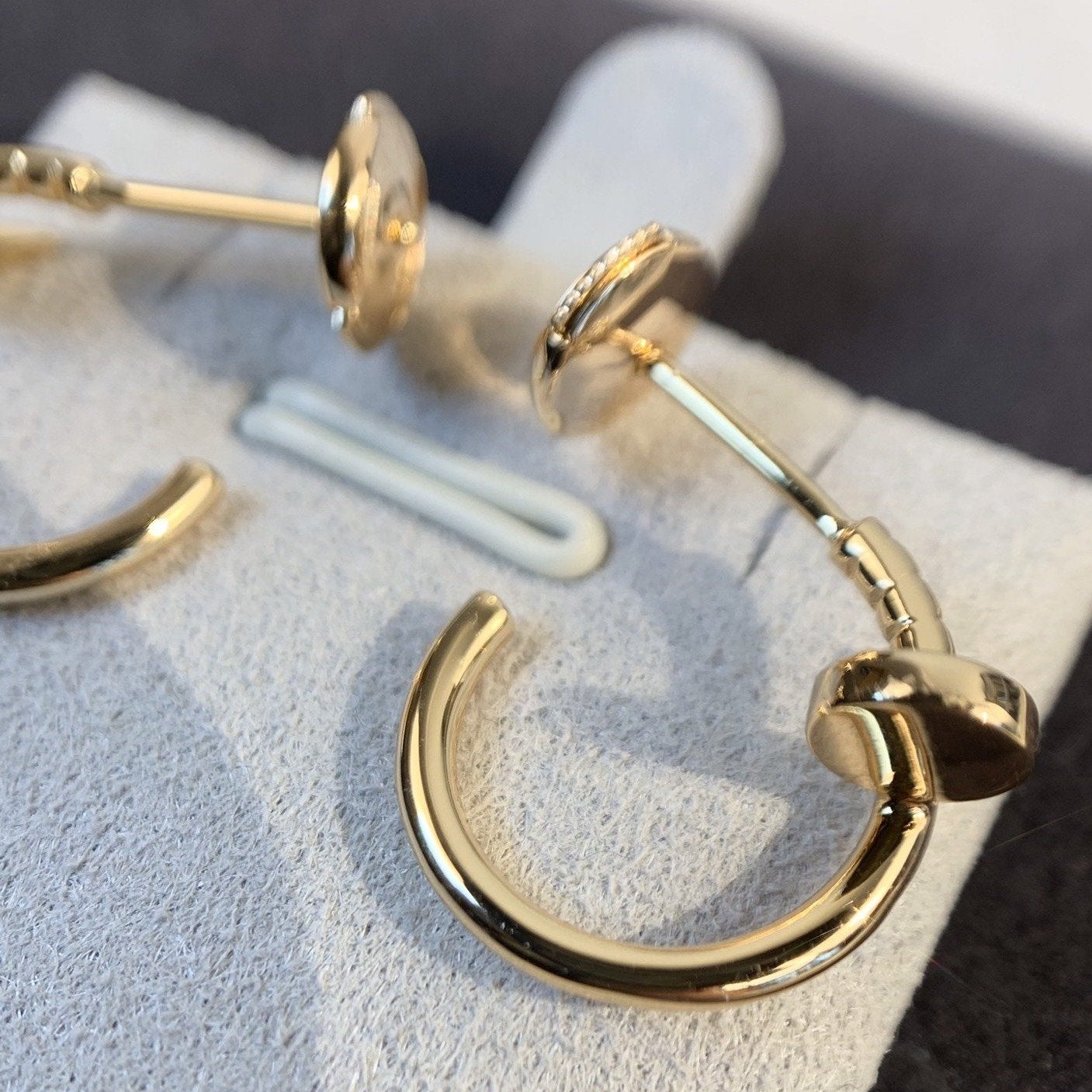DIANA JUSTE EARRINGS PINK GOLD