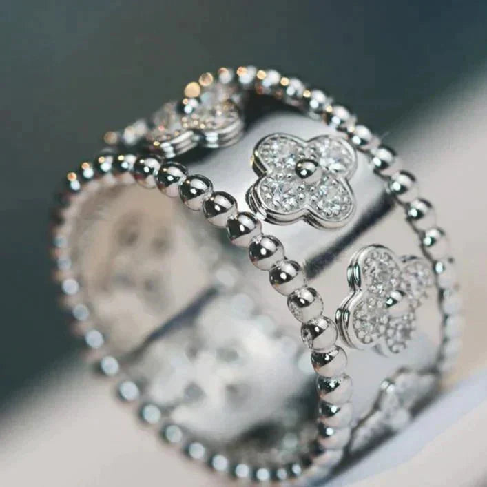 DIANA CLOVER KALEIDOSCOPE RING 10MM