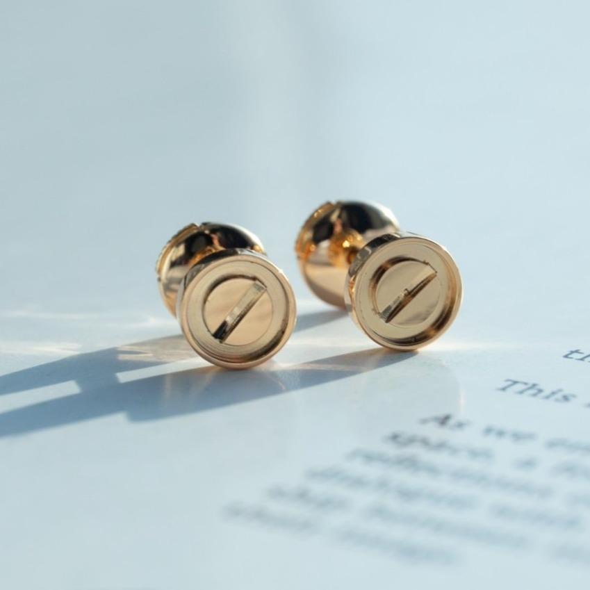 DIANA LOVE EARRINGS PINK GOLD 10MM