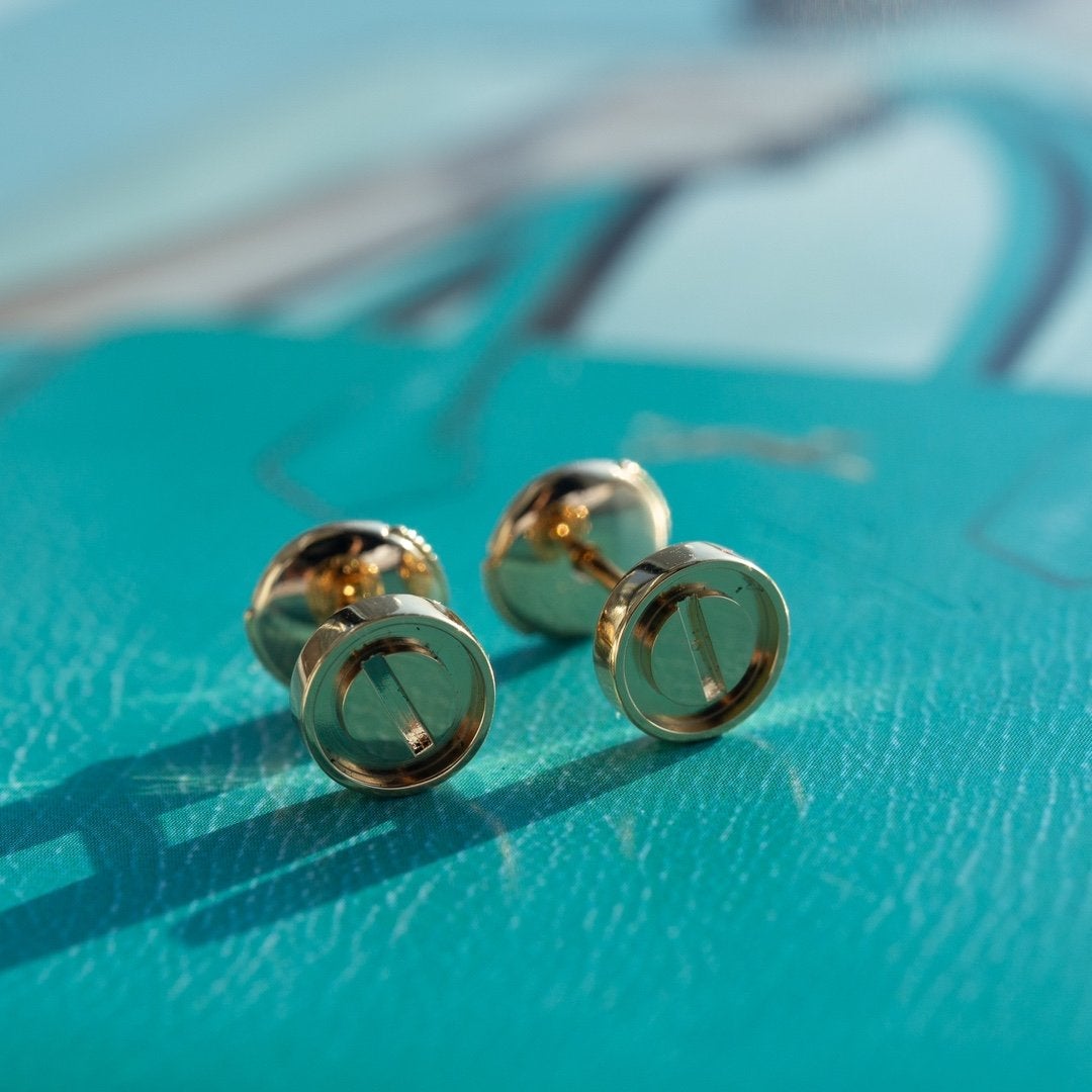 DIANA LOVE EARRINGS PINK GOLD 10MM