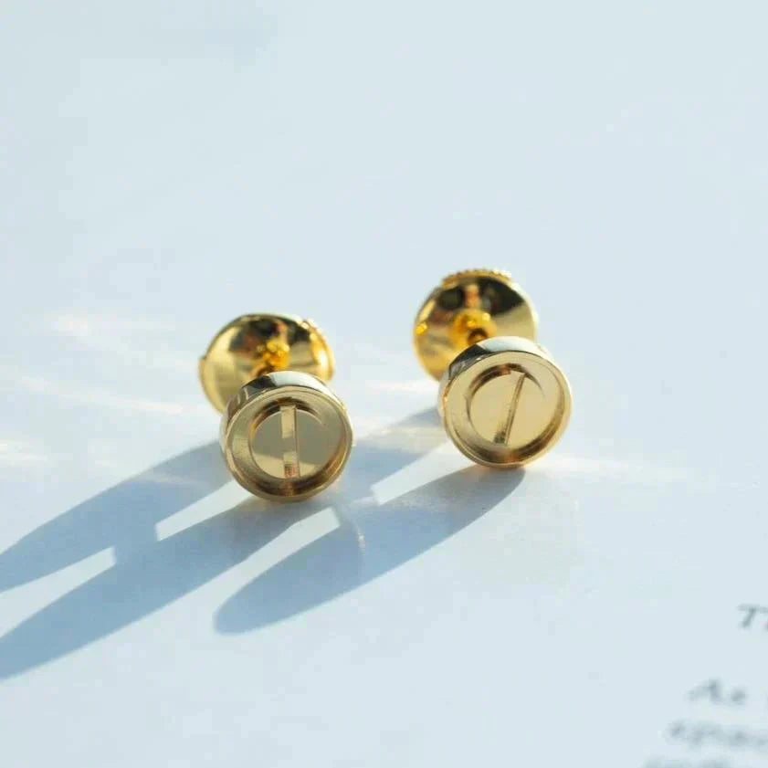 DIANA LOVE EARRINGS GOLD 10MM