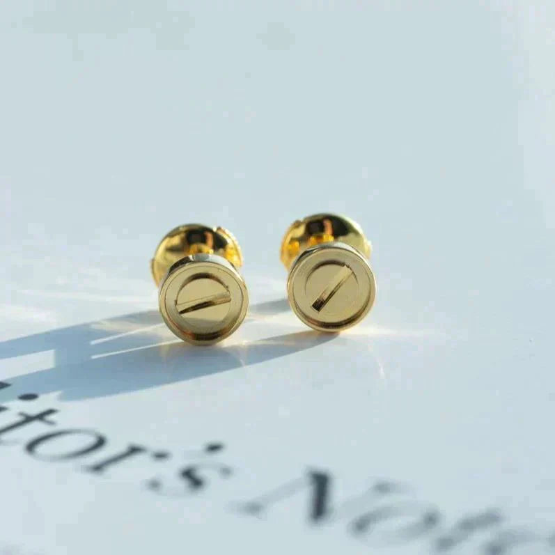 DIANA LOVE EARRINGS GOLD 10MM