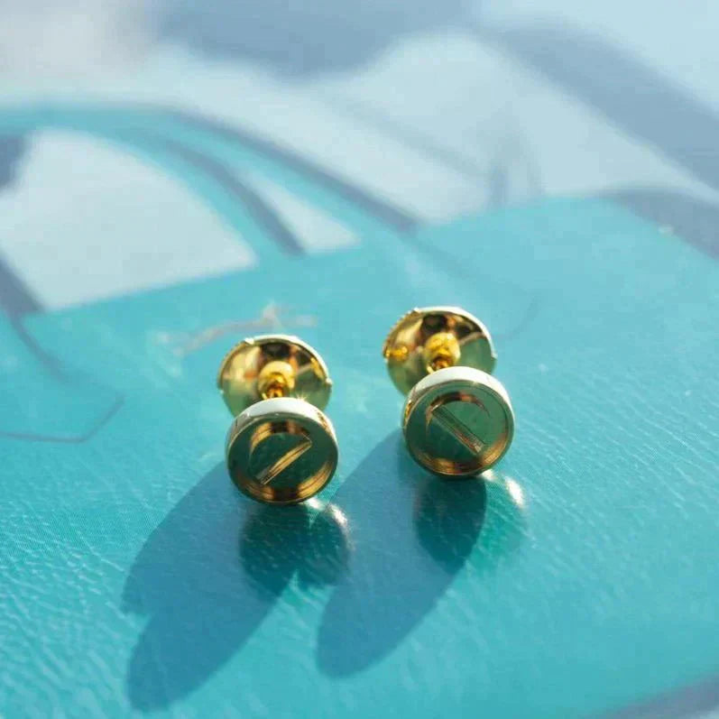 DIANA LOVE EARRINGS GOLD 10MM