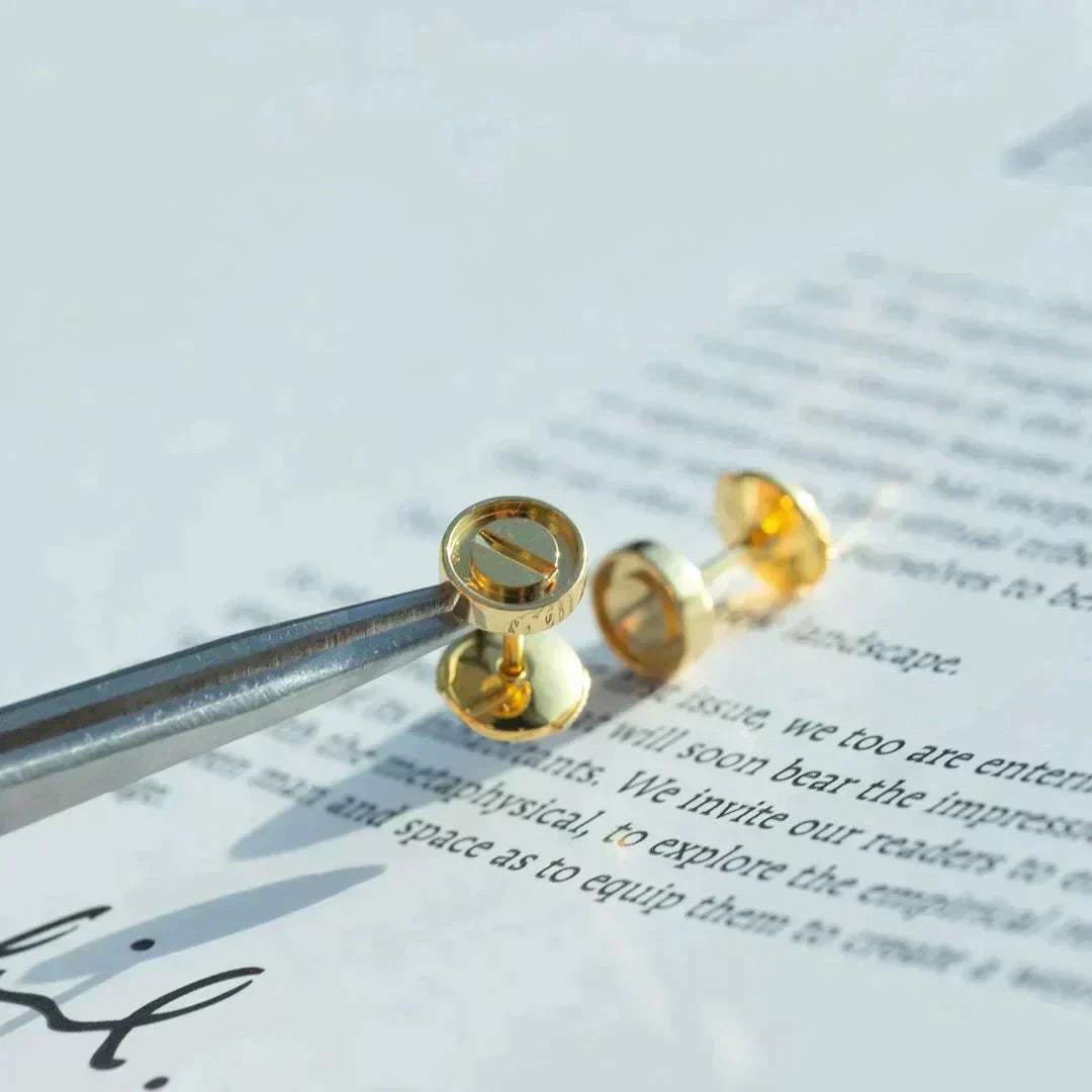 DIANA LOVE EARRINGS GOLD 10MM