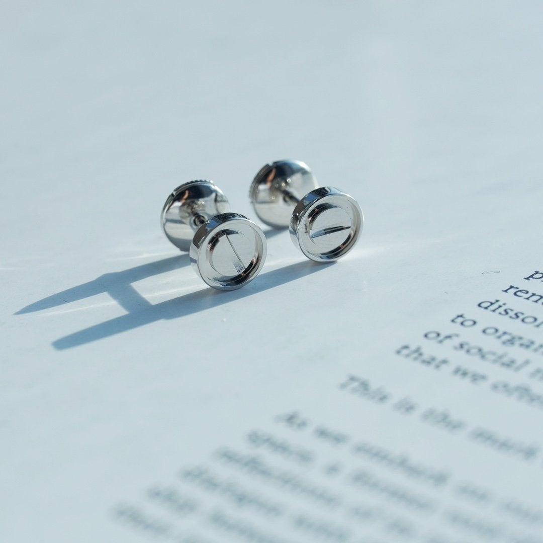 DIANA LOVE EARRINGS SILVER 10MM