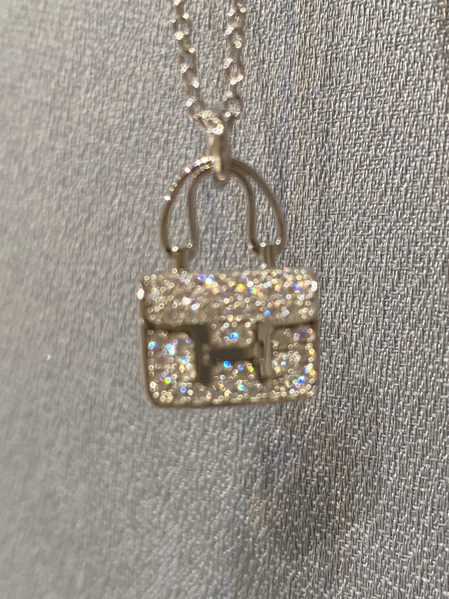 DIANA CONSTANCE PEDANT DIAMOND NECKLACE