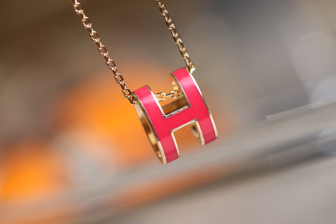 DIANA POP H PEDANT PINK GOLD