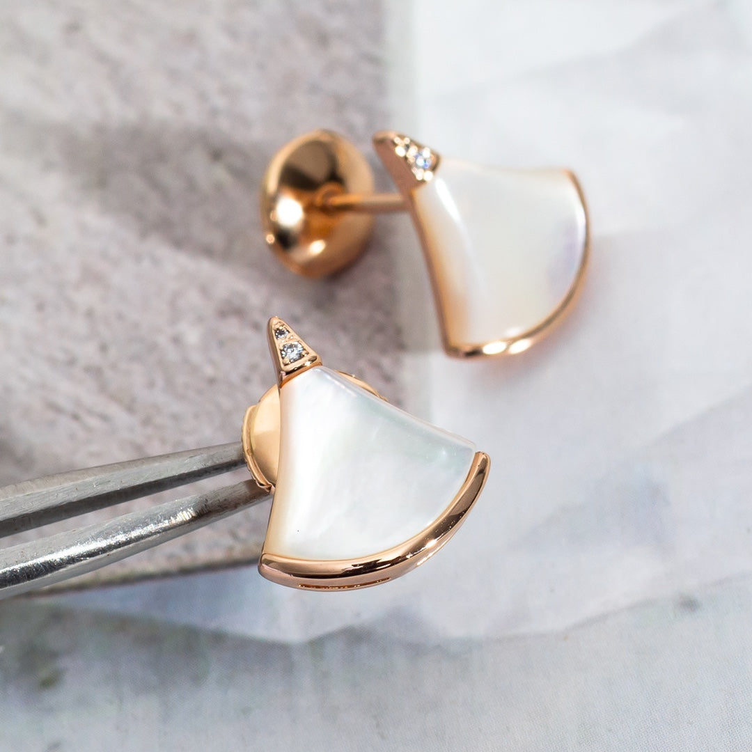 DIANA DIVAS DREAM EARRINGS PINK GOLD