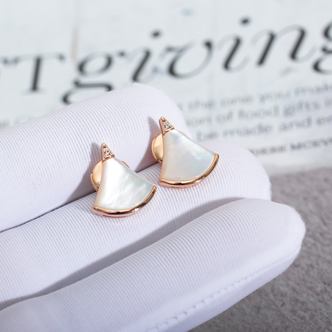 DIANA DIVAS DREAM EARRINGS PINK GOLD
