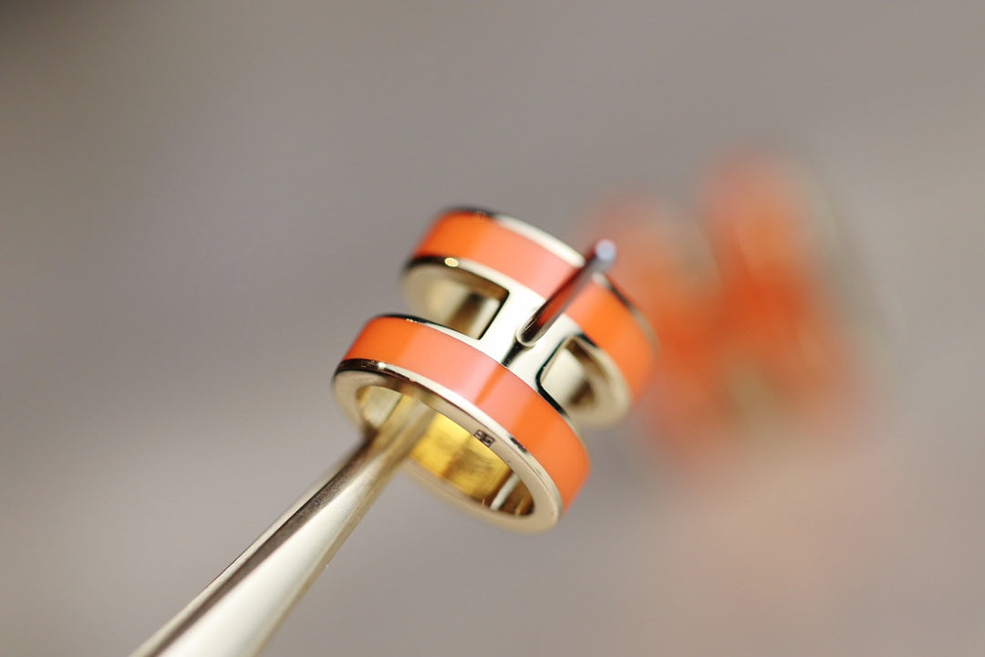 BOUCLES D'OREILLES DIANA MINI POP H ORANGE