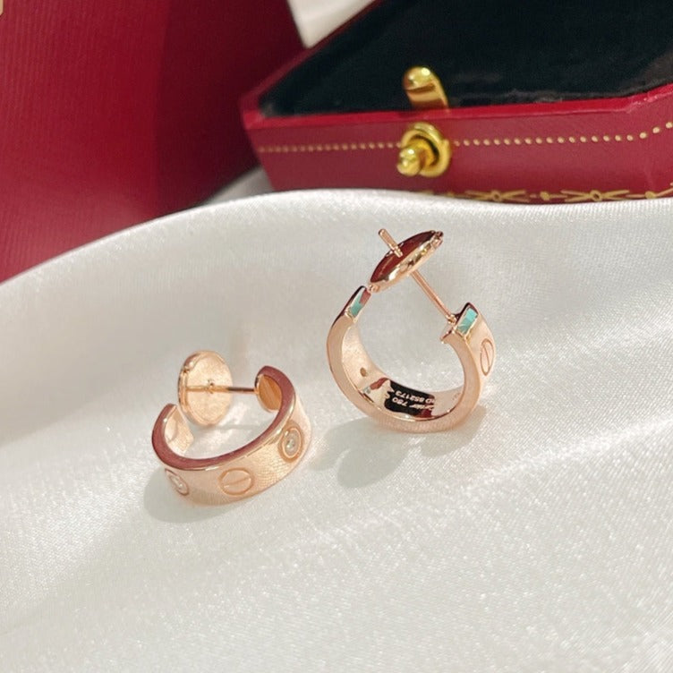DIANA LOVE EARRINGS 5.7MM 2 DIAMONDS