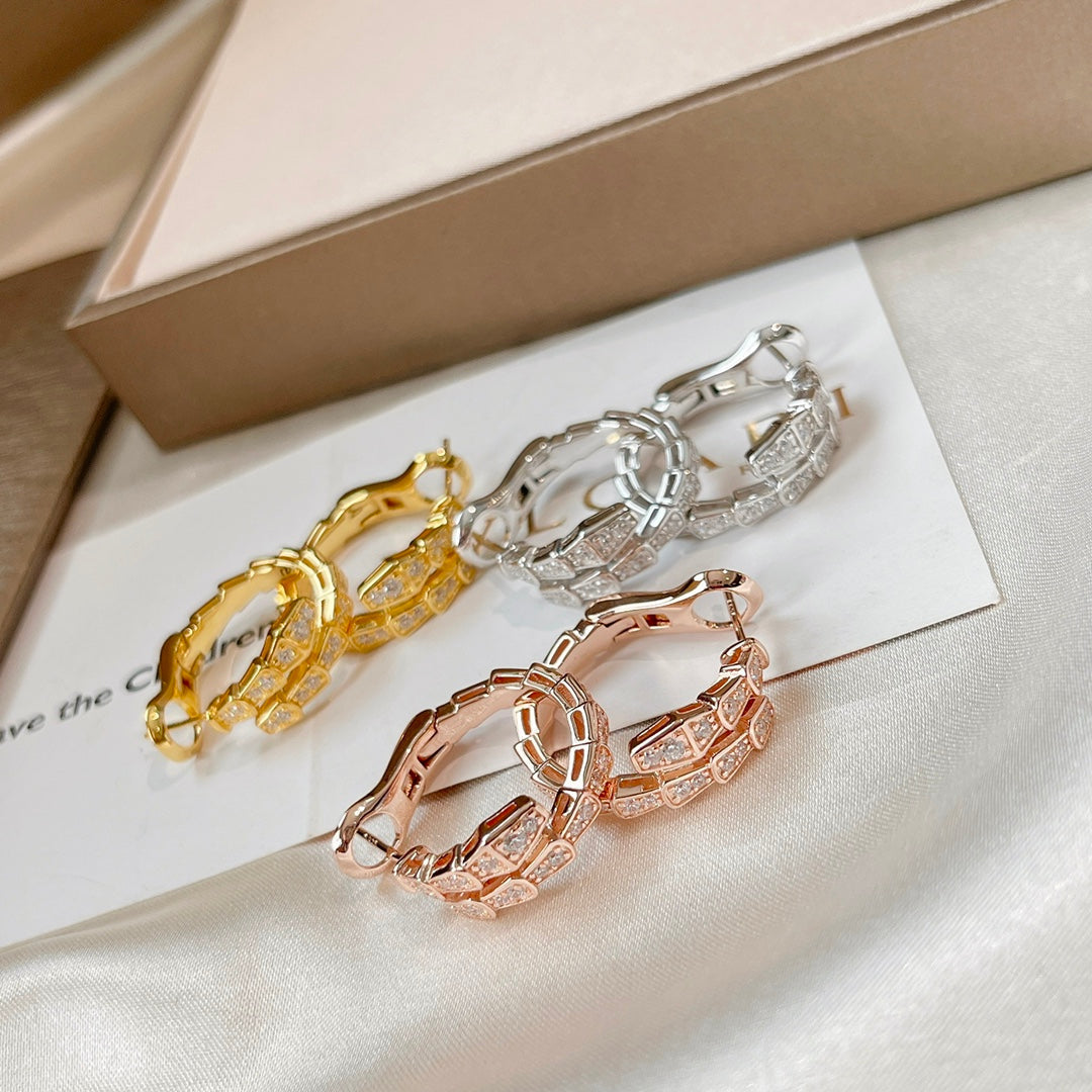 DIANA SERPENTI EARRINGS DIAMOND