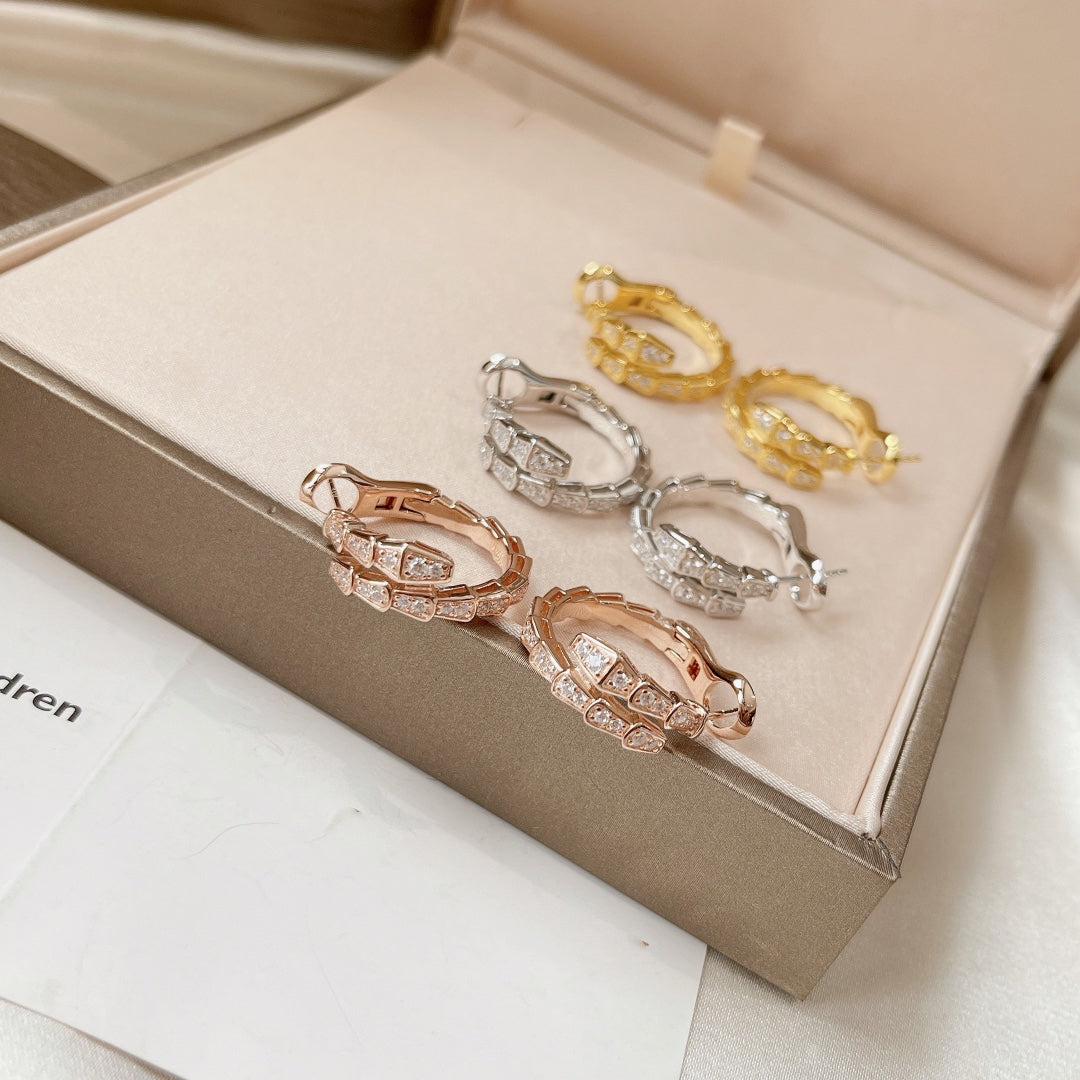 DIANA SERPENTI EARRINGS DIAMOND