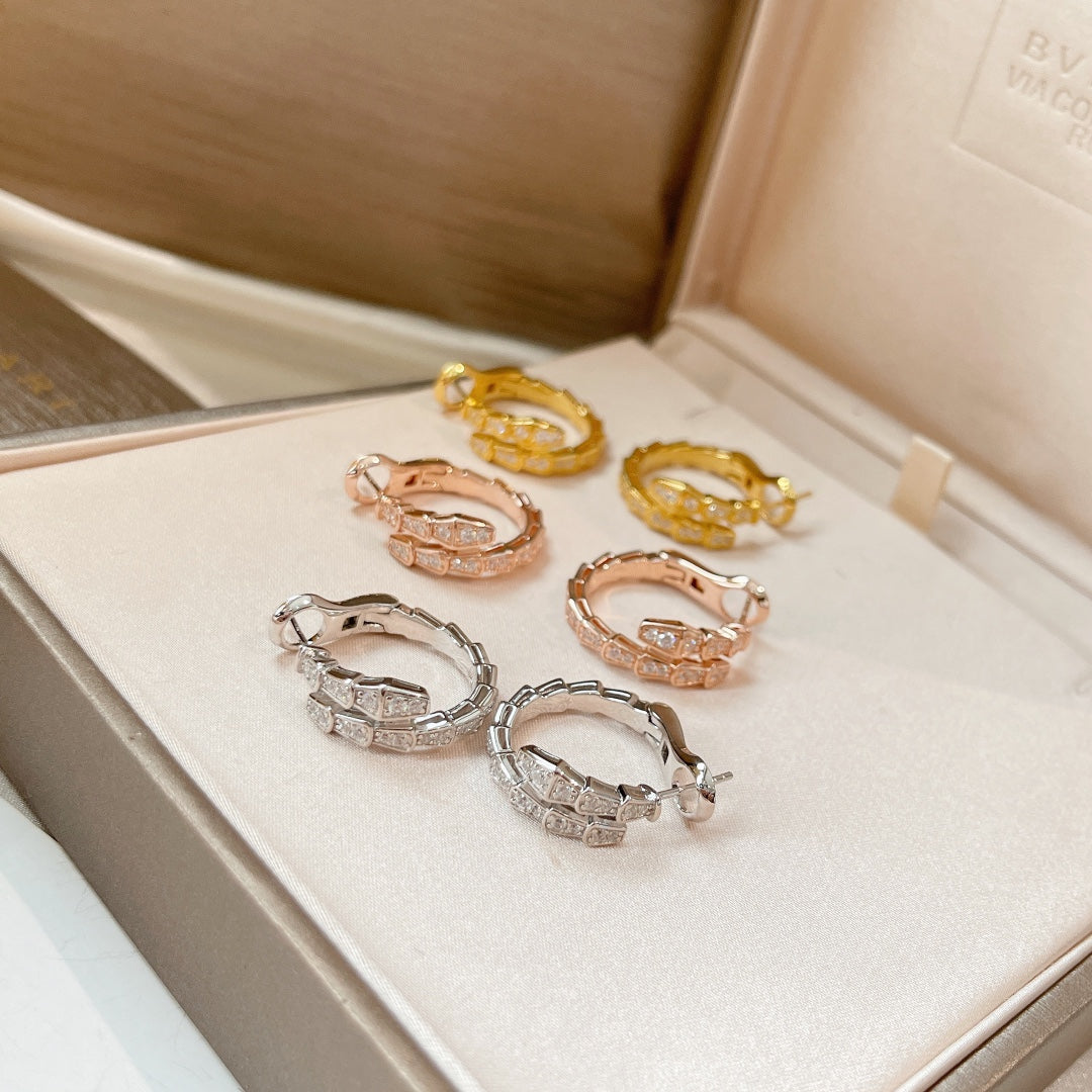 DIANA SERPENTI EARRINGS DIAMOND