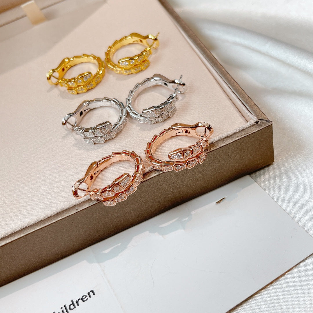 DIANA SERPENTI EARRINGS DIAMOND