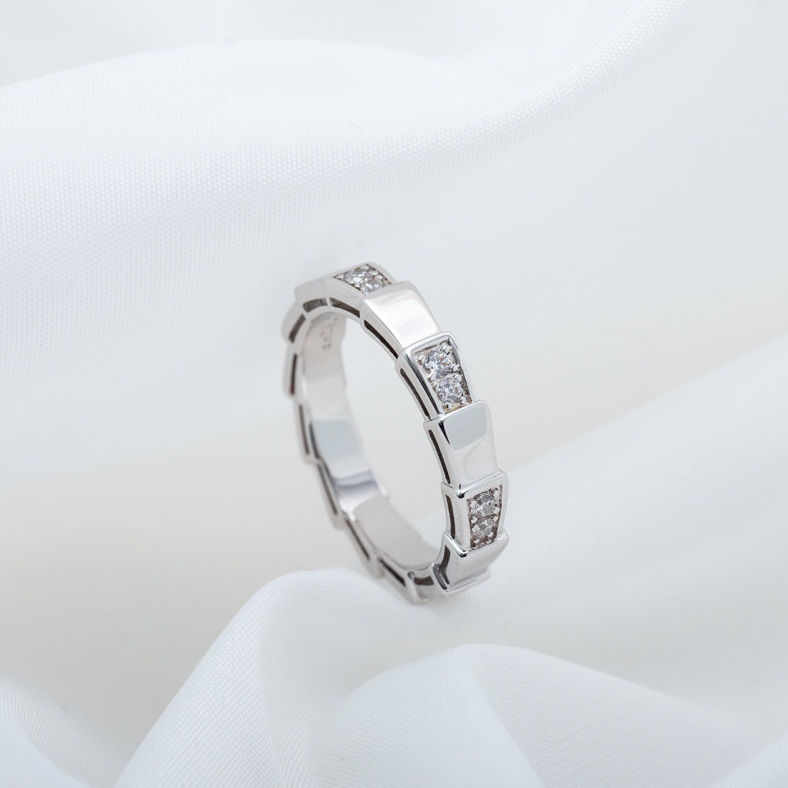 DIANA SERPENTI RING SILVER 3MM