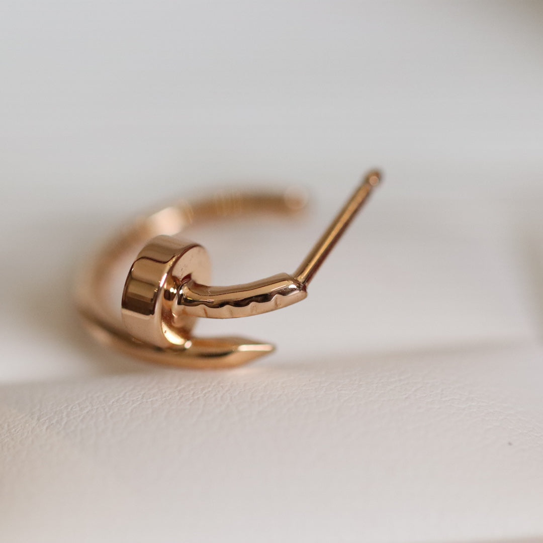 DIANA JUSTE EARRINGS PINK GOLD