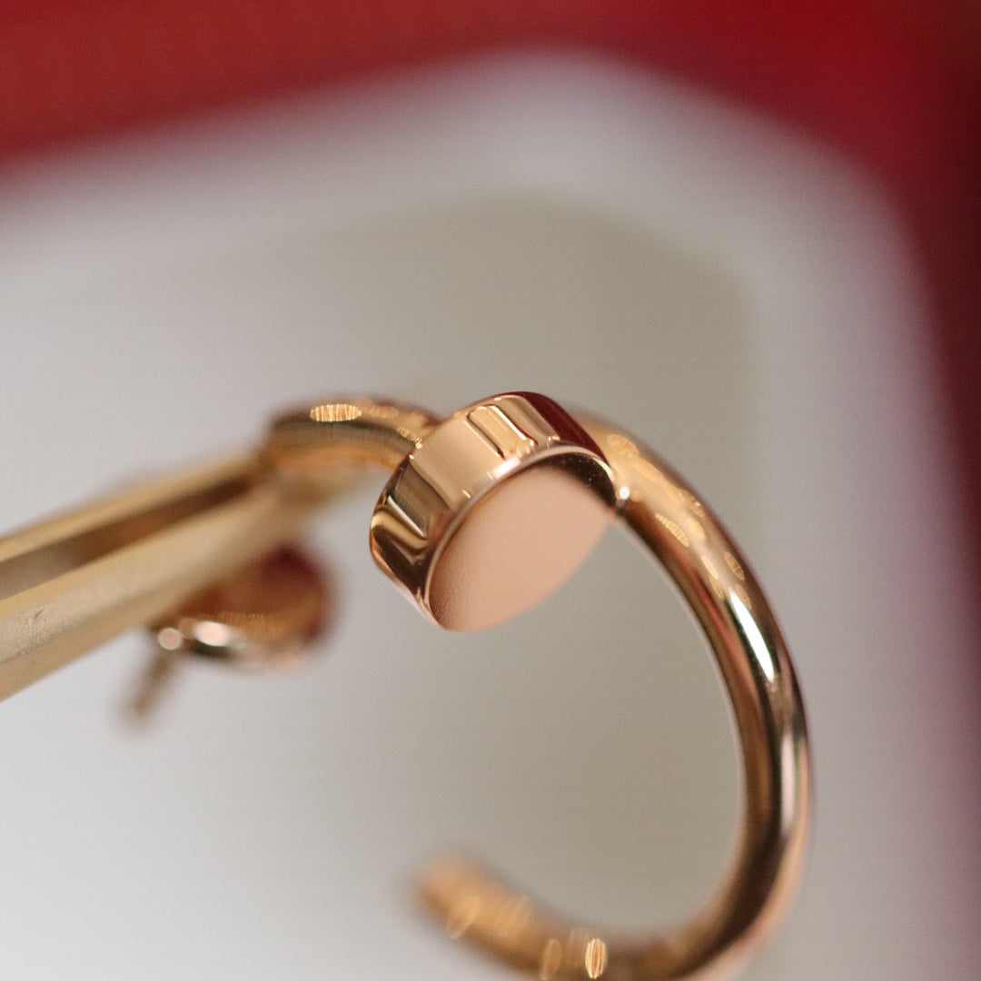 DIANA JUSTE EARRINGS PINK GOLD