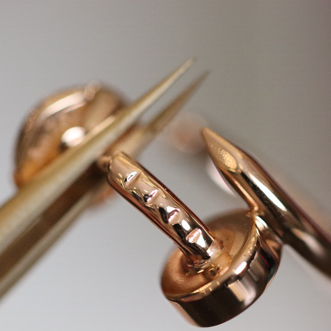 DIANA JUSTE EARRINGS PINK GOLD