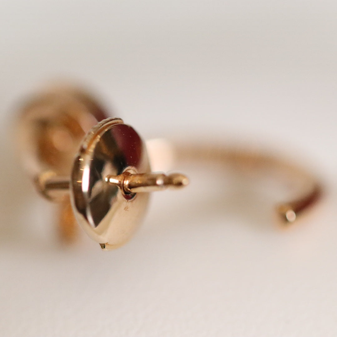 DIANA JUSTE EARRINGS PINK GOLD