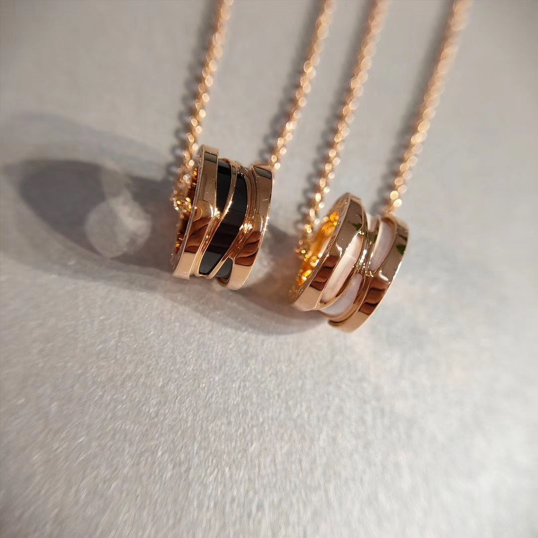 DIANA ZERO 1 NECKLACE PINK GOLD