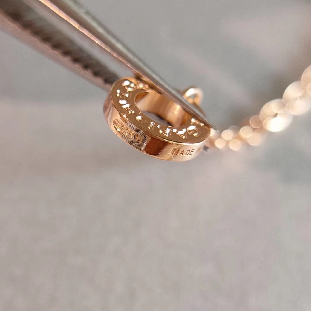 DIANA ZERO 1 NECKLACE PINK GOLD
