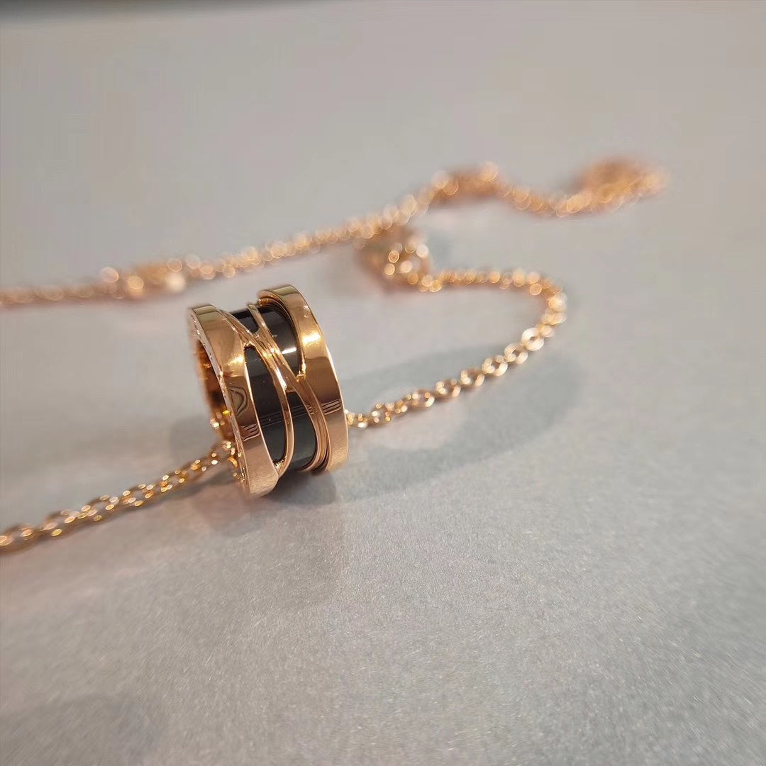 DIANA ZERO 1 NECKLACE PINK GOLD