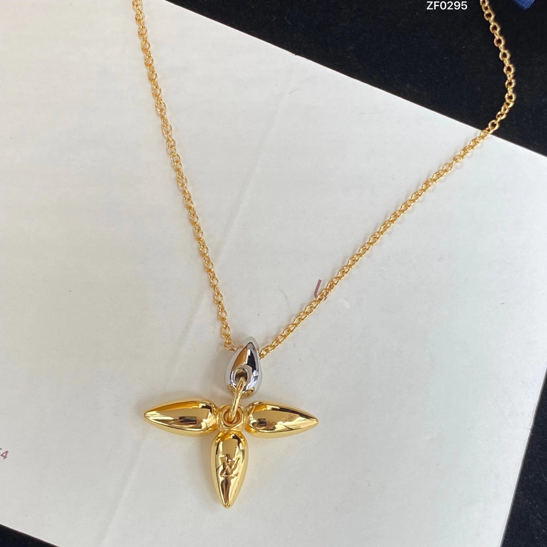DIANA LOUISETTE PEDANT GOLD NECKLACE