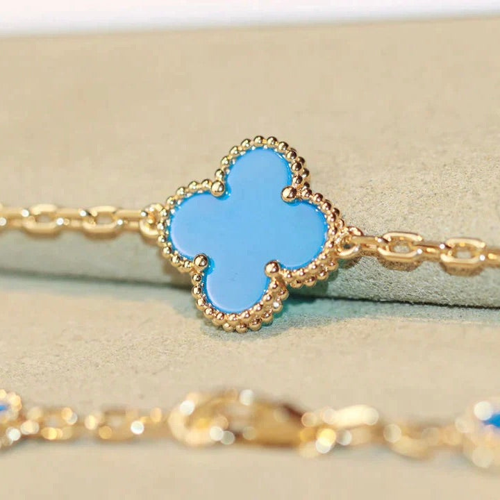DIANA CLOVER 20 MOTIFS TURQUOISE OR