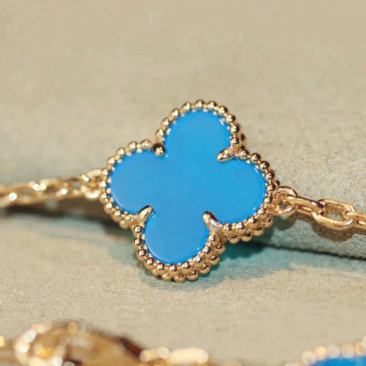 DIANA CLOVER 20 MOTIFS TURQUOISE OR