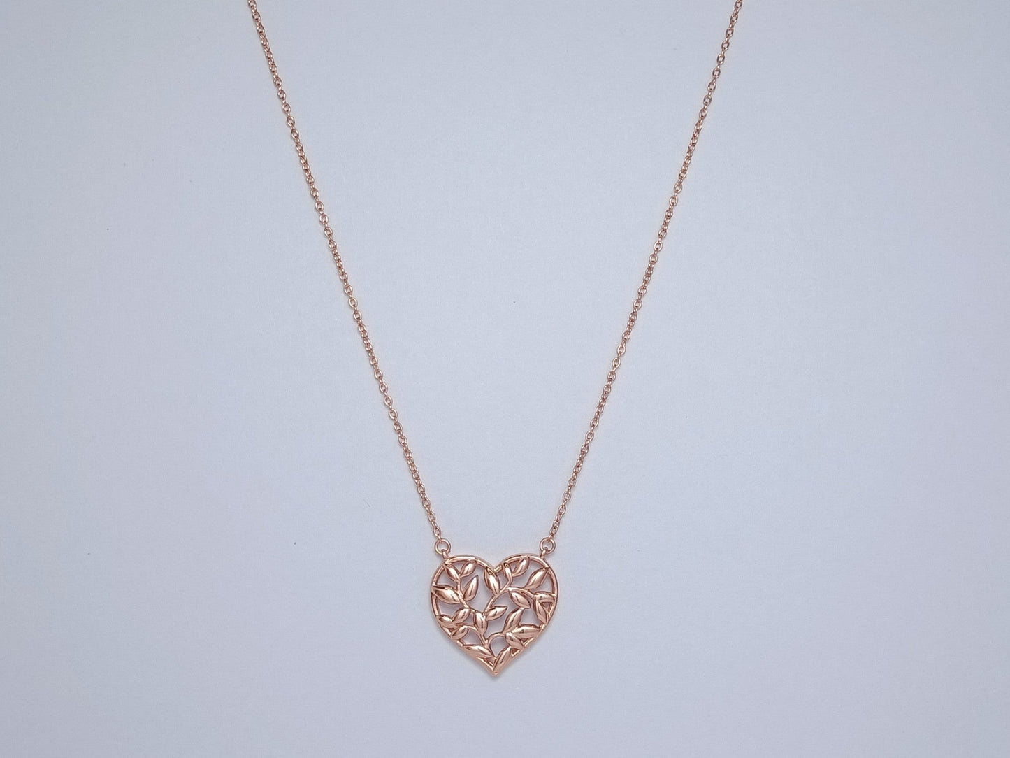 HEART LEAF PEDANT NECKLACE