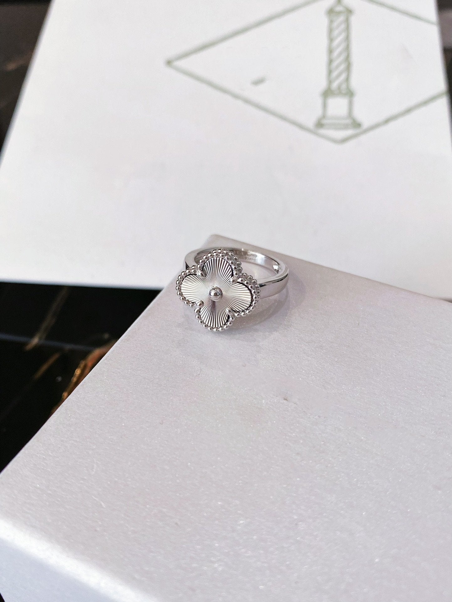 BAGUE EN ARGENT DIANA CLOVER