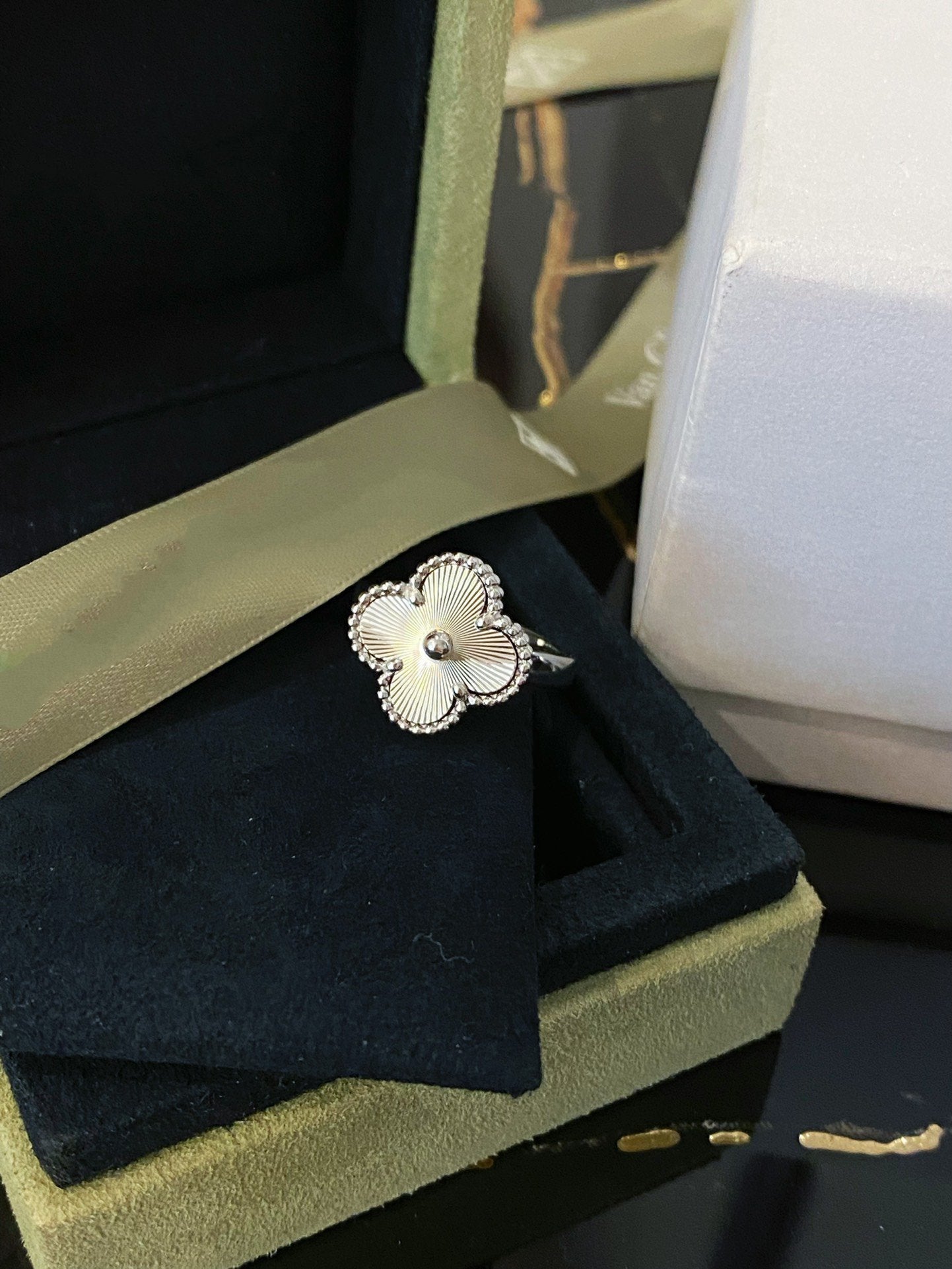 BAGUE EN ARGENT DIANA CLOVER