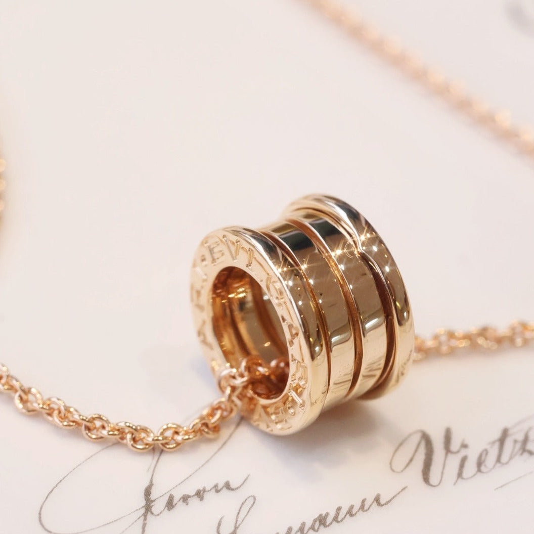 DIANA ZERO 1 PINK GOLD NECKLACE