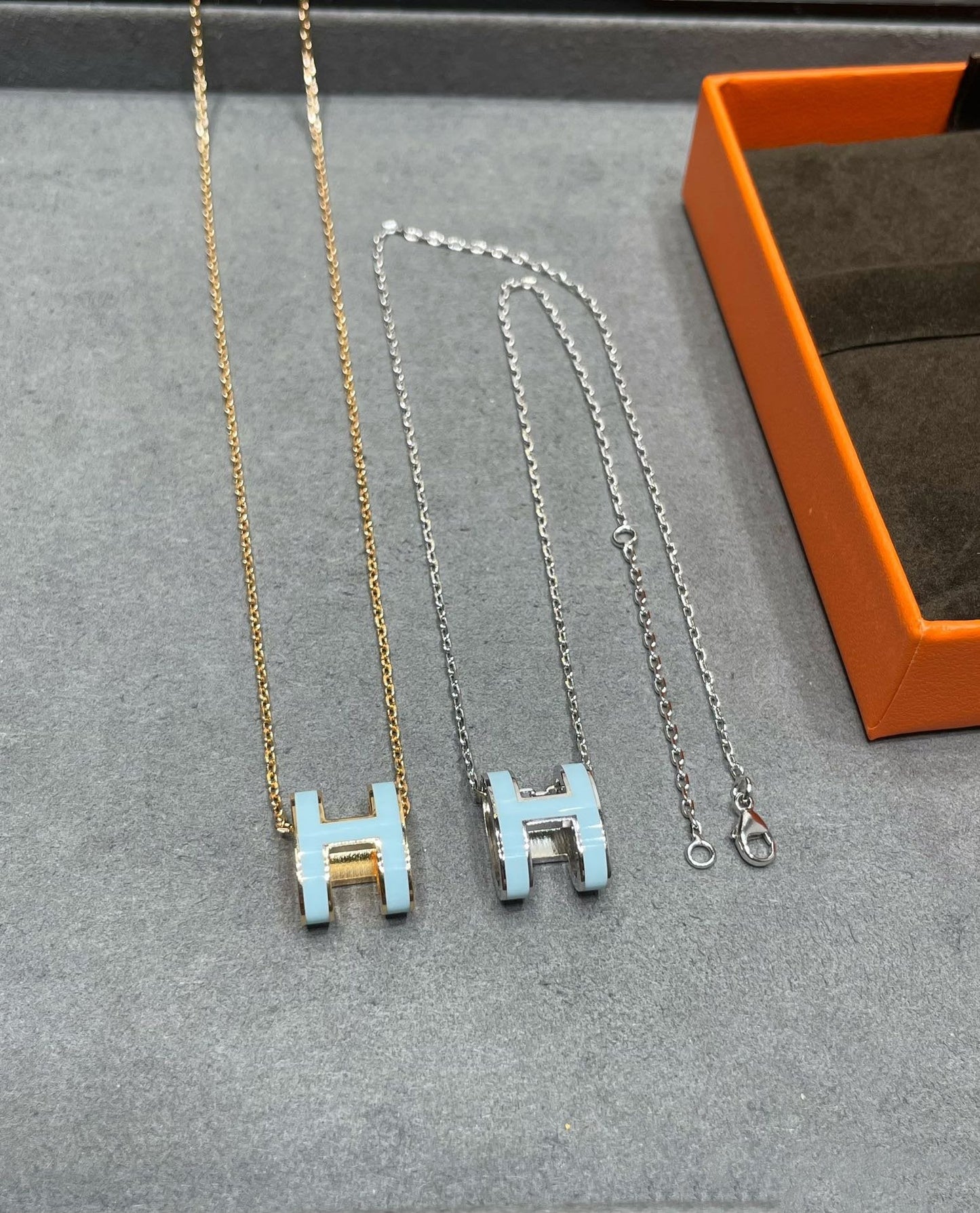 DIANA POP H SKY BLUE NECKLACE