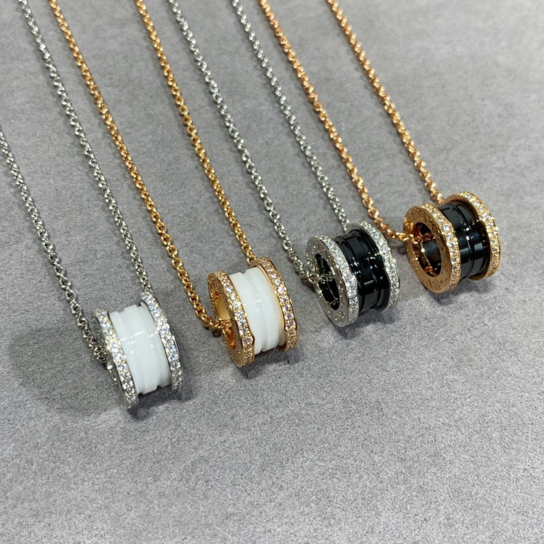 DIANA ZERO 1 DIAMOND CERAMIC NECKLACE