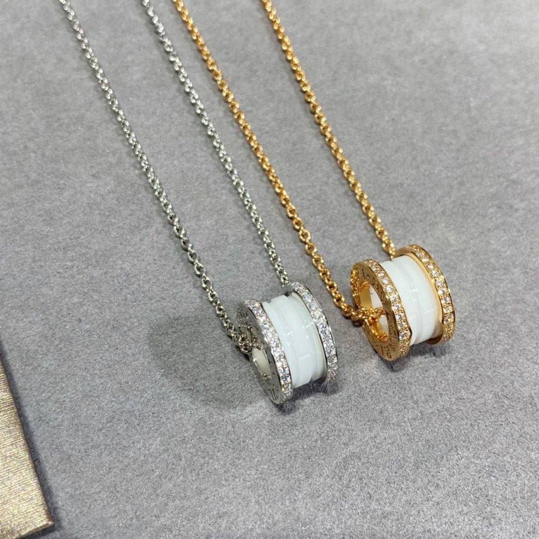 DIANA ZERO 1 DIAMOND CERAMIC NECKLACE