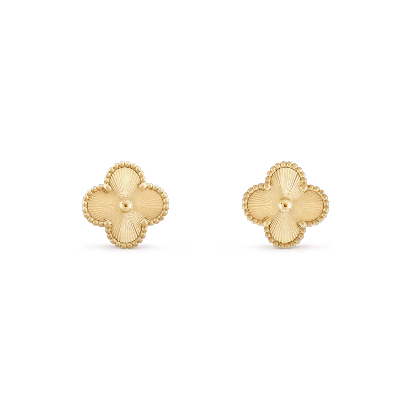 Boucles d'oreilles Diana Clover Mini 9,5 mm avec effet laser