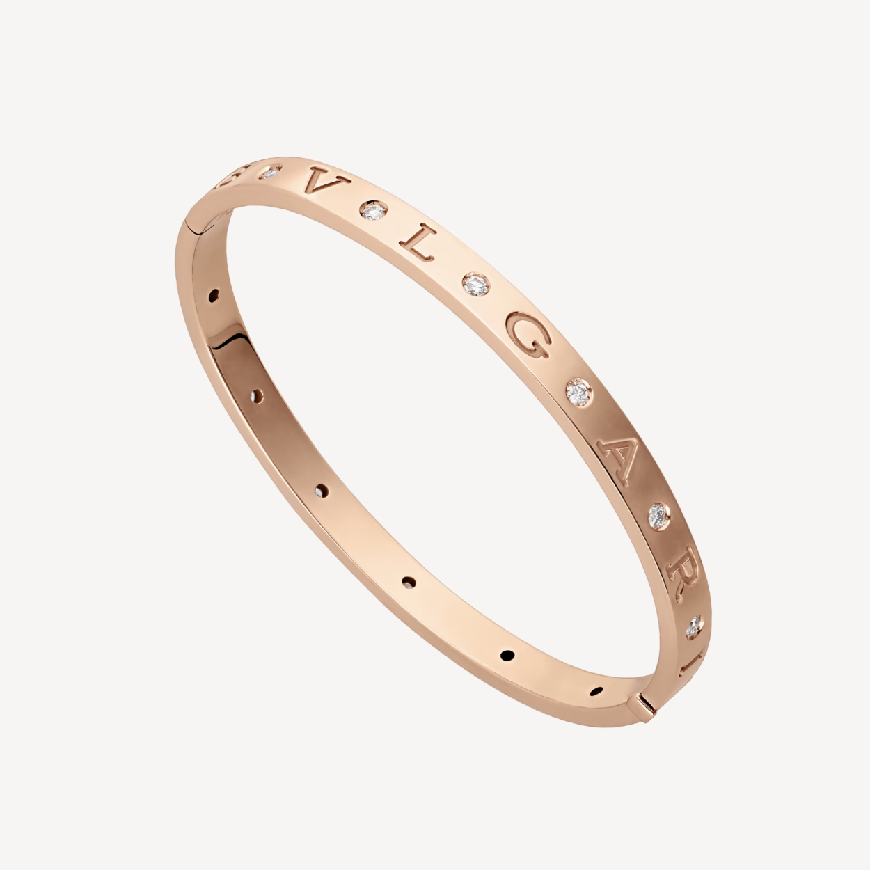 DIANA ZERO 1 PINK GOLD 12 DIAMONDS BRACELET