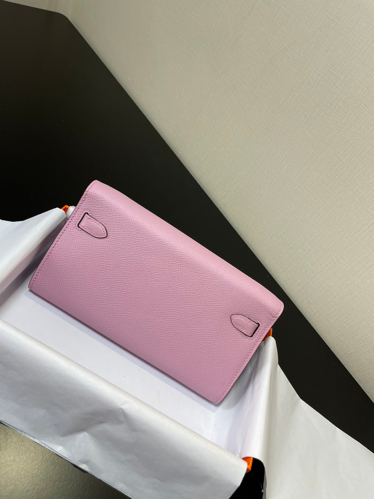 kelly woc 20.5 light pink epsom gold hardware