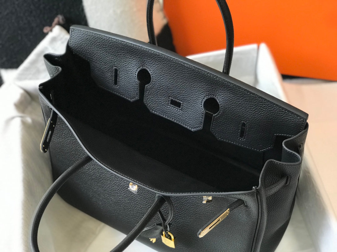 HM BIRKIN 35CM BLACK TOGO LEATHER GOLD HARDWARE